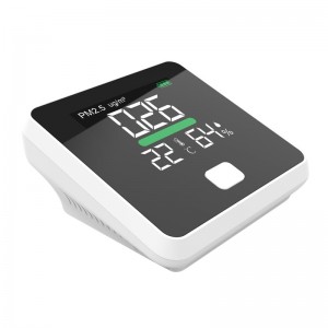 الرطوبة PM2.5 الكاشف DM103B المحمولة جودة الهواء المحمولة رصد درجة حرارة المعدات واجهة USB